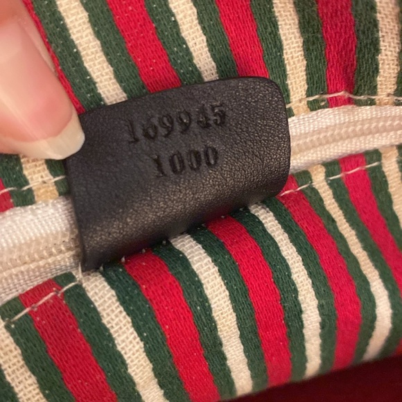 Gucci GG Monogram Canvas Leather Purse Tote Shoulder Bag - Picture 8 of 10